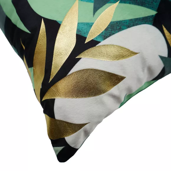 Housse de Coussin (40 x 40 cm) Boreale, Velours ImprimŽ Or