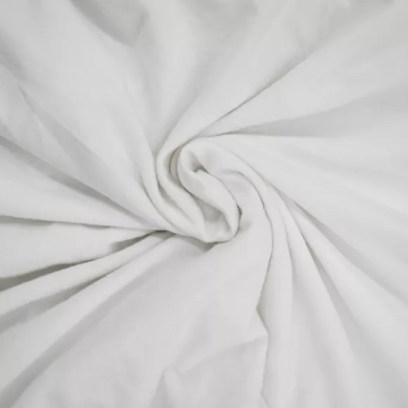 Housse de Chaise Extensible (40 x 40 x 65 cm) Mila Blanc, Polyester Uni