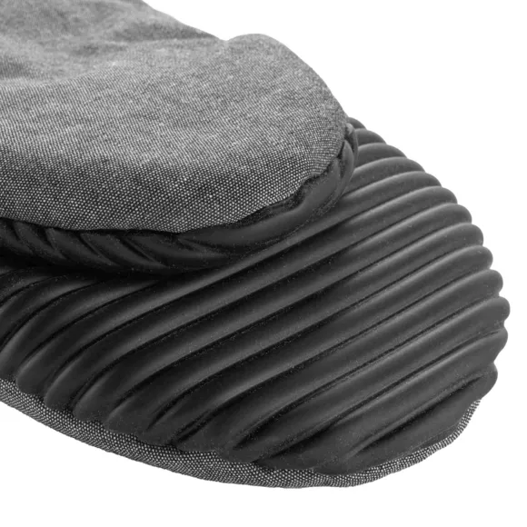 Gant de Cuisine (24.5 x 14.5 cm) Adam Anthracite, Chambray Finition Silicone