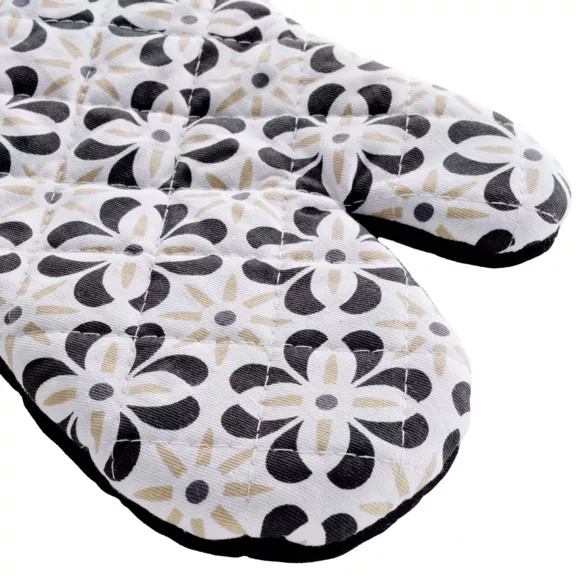 Gant de Cuisine (30 x 18 cm) Solaris, Coton ImprimŽ et Silicone