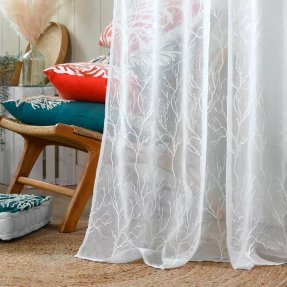 VOILAGE CORALLYS BLANC 140X260
