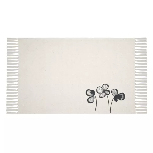 TAPIS TILDA ECRU 60X90
