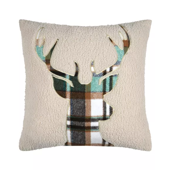 COUSSIN WILDFOREST VERT 45X45