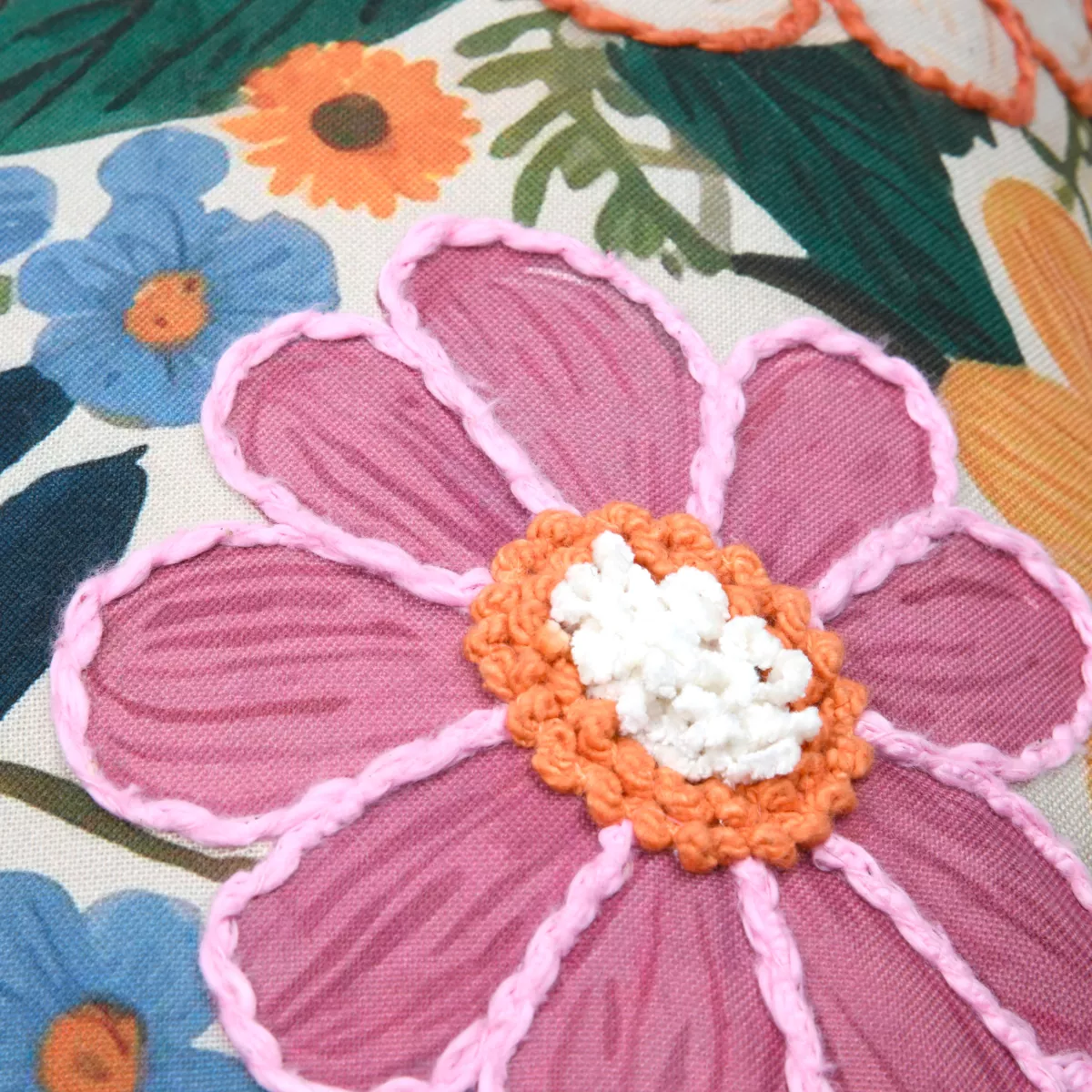 Cojín rectangular de algodón (30 x 50 cm) Betty Multicolor