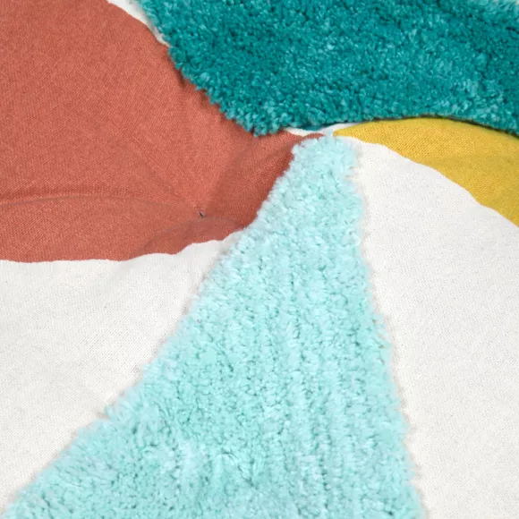 COUSSIN DE SOL BLOKKEN MULTICOLORE 45X45X10