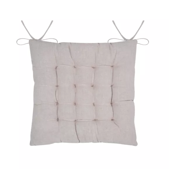 GALETTE DE CHAISE TILDA ECRU 38X38