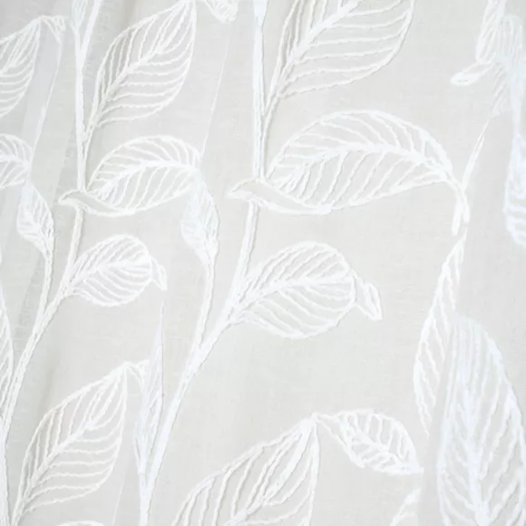 Vitragegordijnen met ogen (140 x 260 cm) Hemera Cremewit