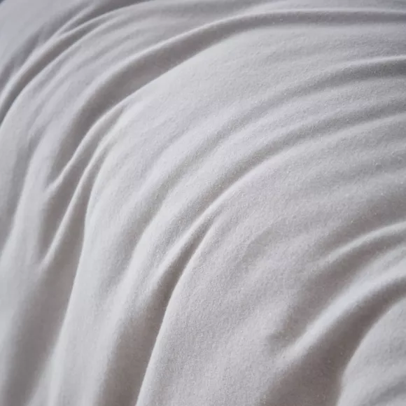 Housse de couette flanelle de coton (140 x 200 cm) Nina Gris clair