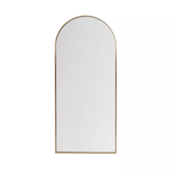 Espejo Grande de pared en metal (H180 cm) Dallas Dorado