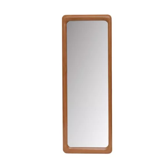 Gran espejo de pie en madera (H173 cm) Delhi Natural beige