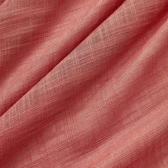 Cortina de gran anchura efecto lino (400 x 240 cm) Robin Terracota