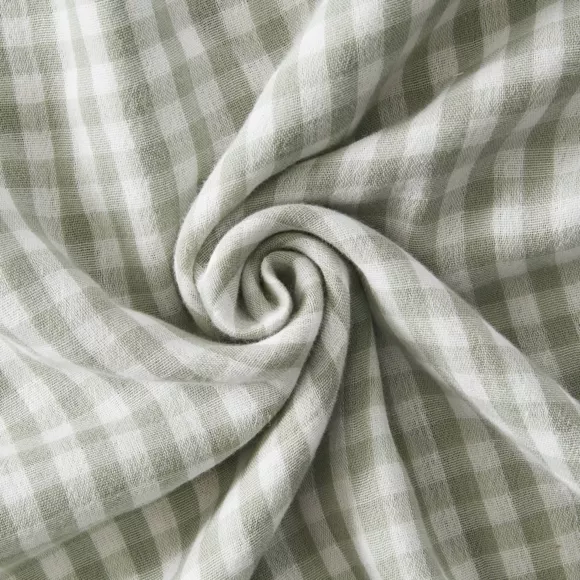 Kussensloop rechthoekig Katoengaas (50 x 70 cm) Vickie Eucalyptus groen