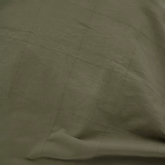 Parure 3 Pices (240 x 220 cm) Linella Sauge, 100% Coton LavŽ