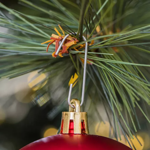 Lot de 30 boules de Noël assorties New Alpine Rouge 3