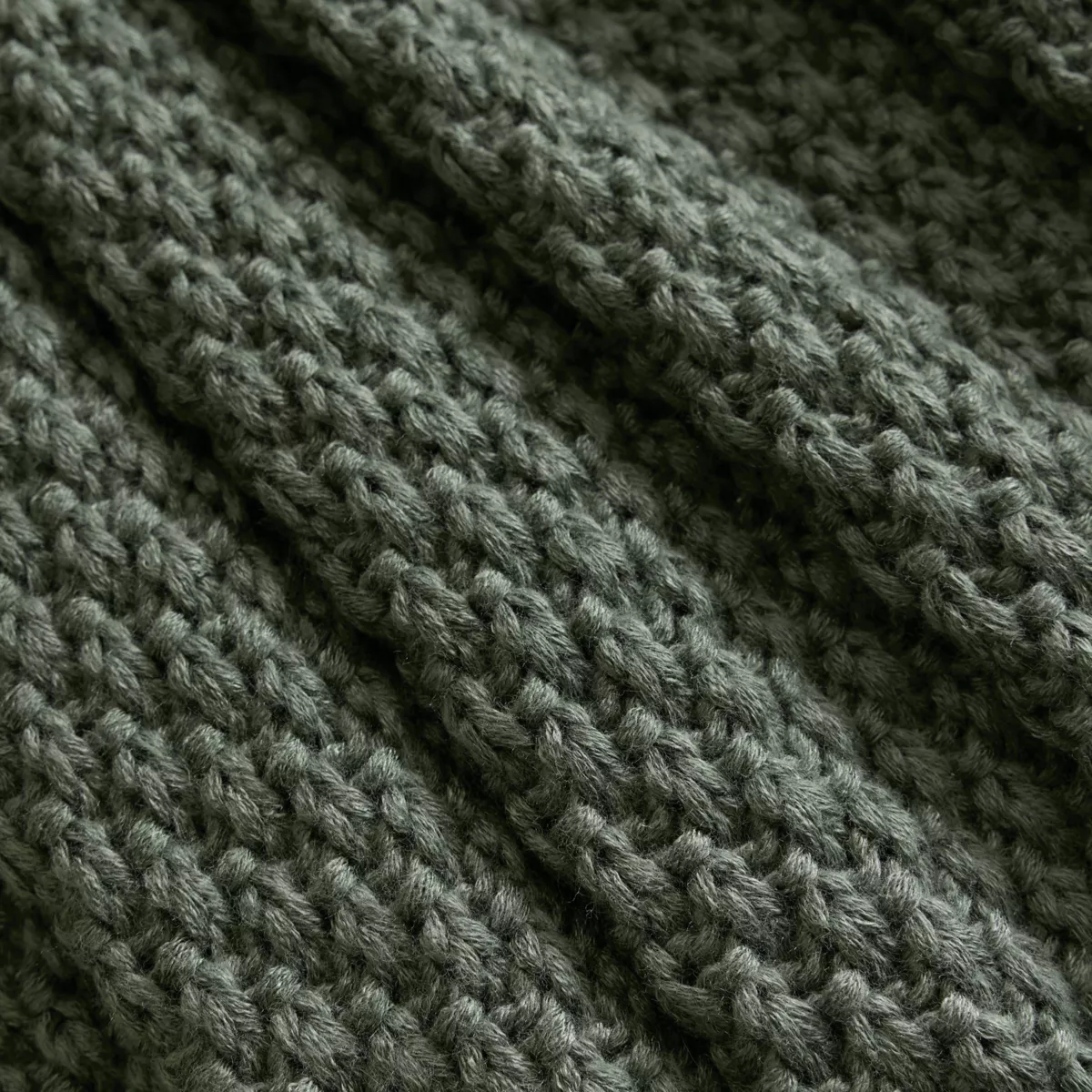 Manta de punto (125 x 150 cm) Tessa Verde caqui