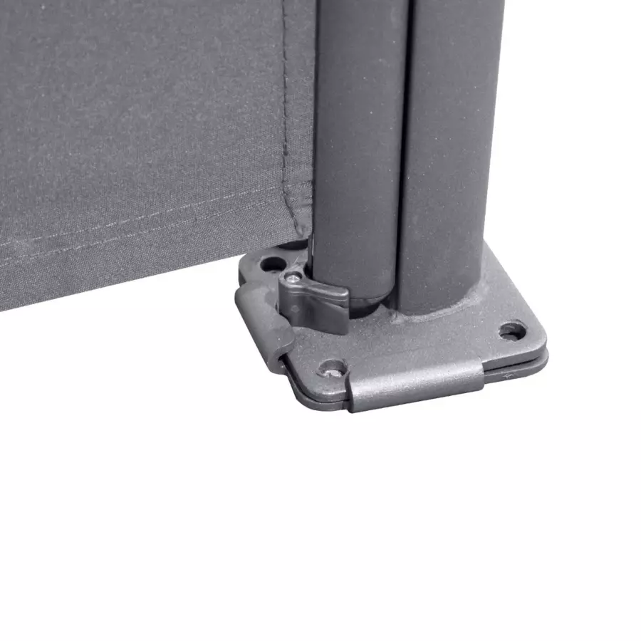 Paravent Rétractable Antao - Gris graphite 4