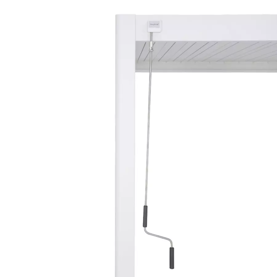 Pérgola Evora PM (3,6 x 3,6 m) - Blanco 4