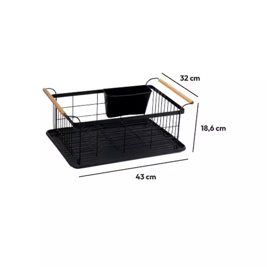 Soporte de goteo Blackwood Negro 5