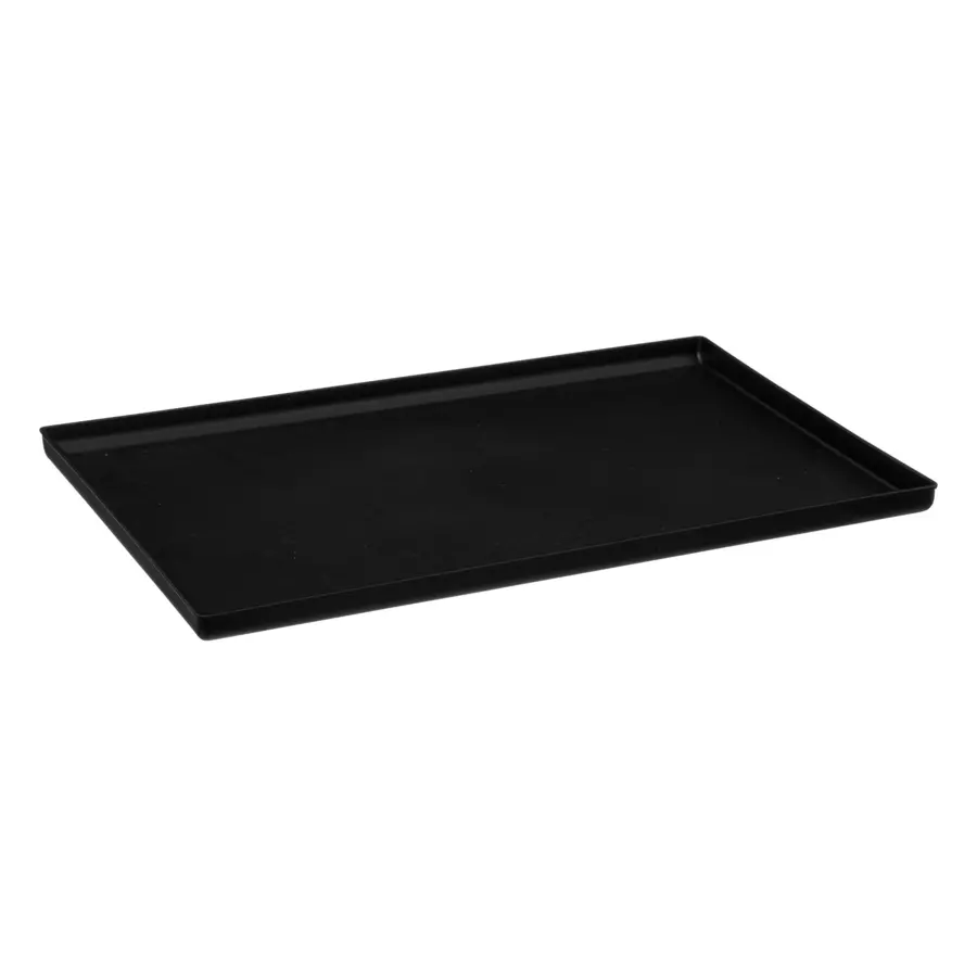 Afdruiprek met 2 niveaus Blackwood Zwart