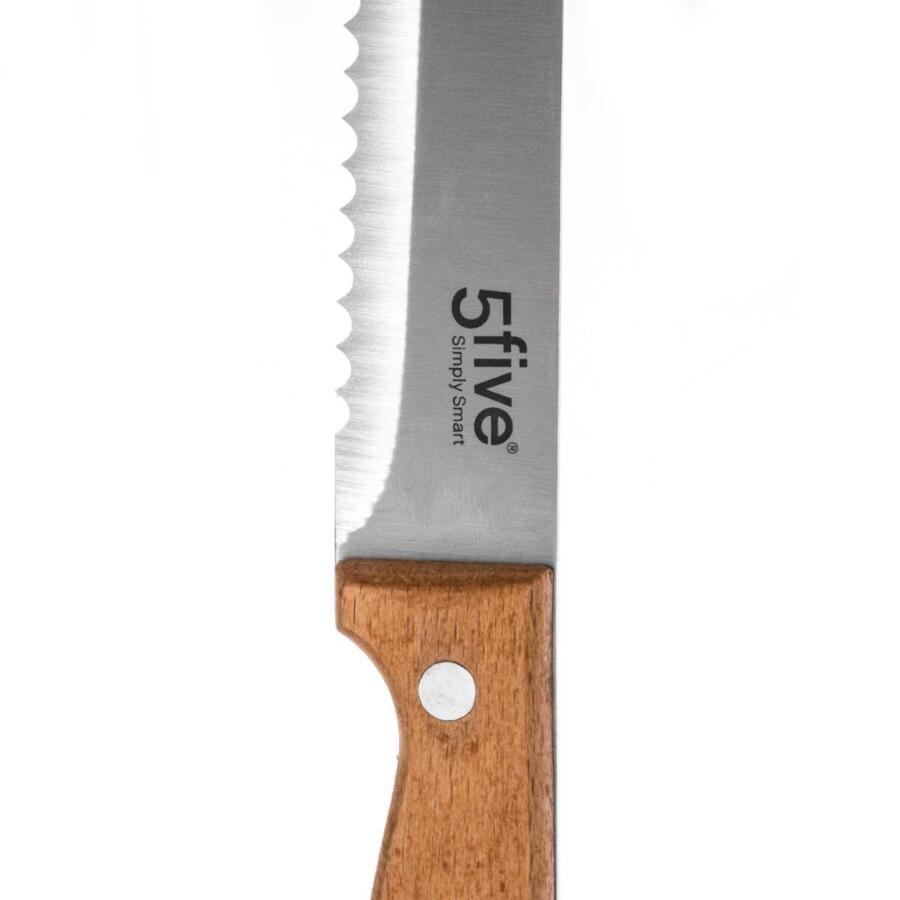 Planche à pain avec couteau Tim Marron naturel 4
