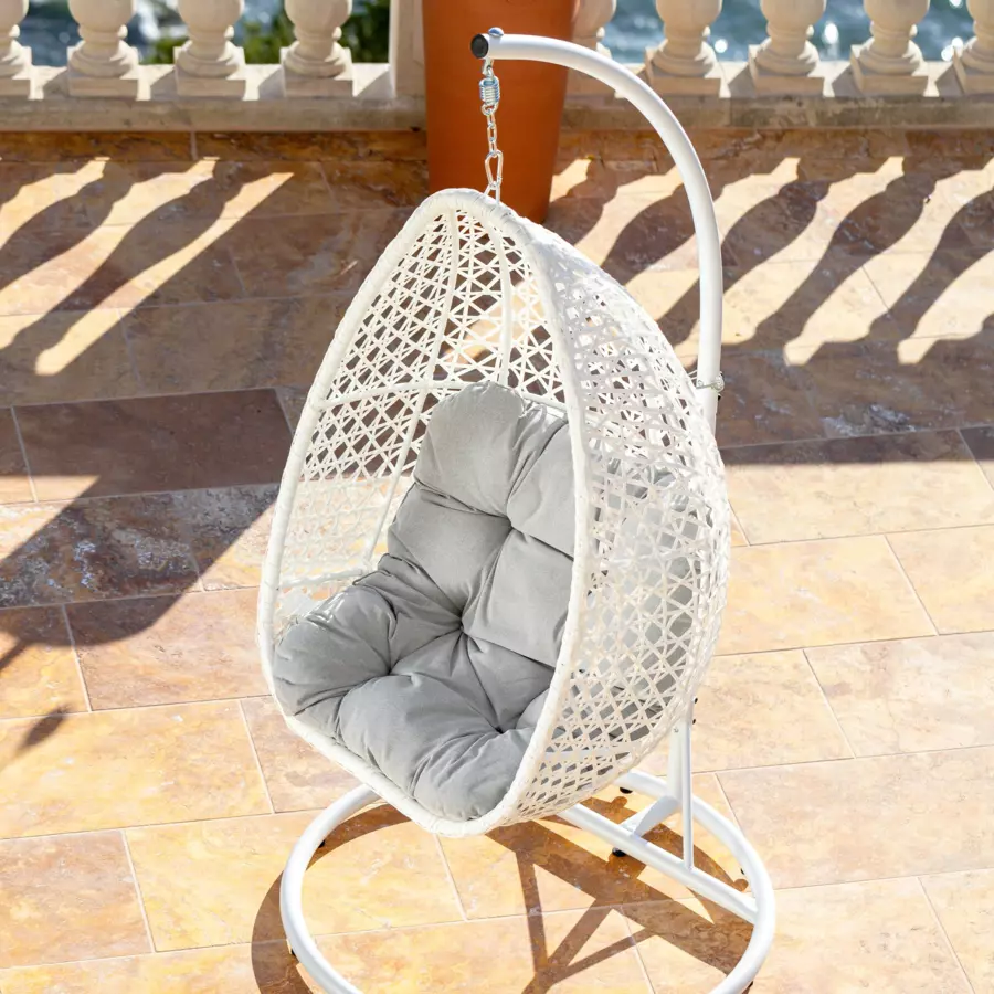 Silla colgante Coral - Blanco 5