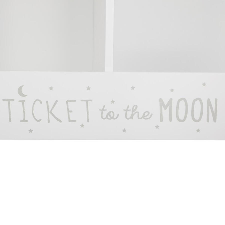 Kinder Sideboard "Ticket to the Moon" Weiß 4