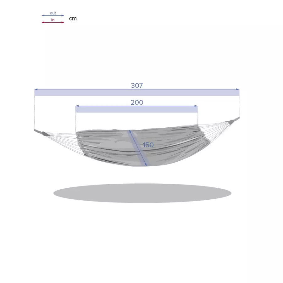 Toile de hamac Yaqui - Gris perle 4