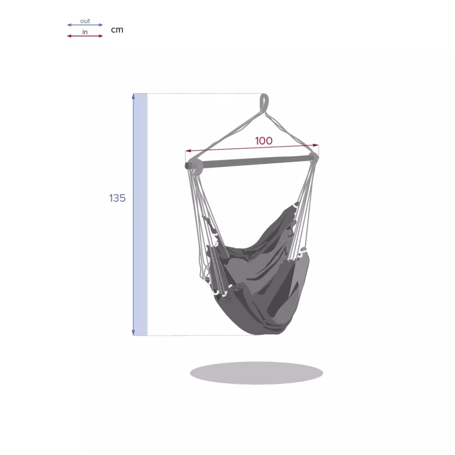 Silla hamaca Cuenca - Gris 4