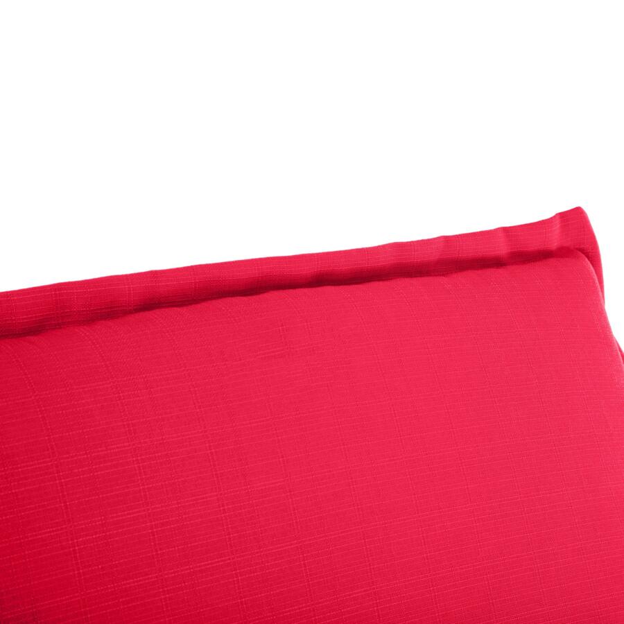 Cojín de tumbona desenfundable Korai - Rojo Granada 4