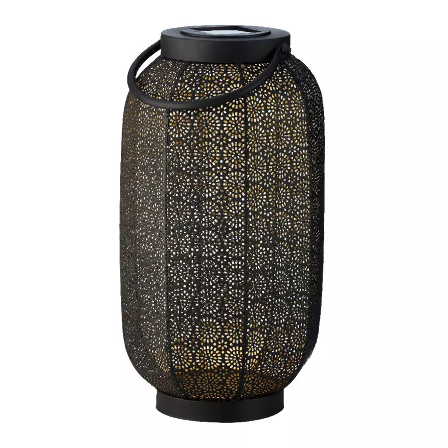 Linterna solar LED Rosa - Negro 4