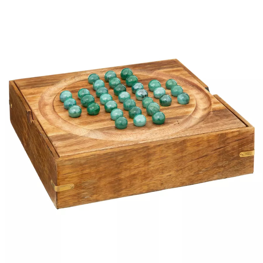 Caja de juego solitario mangostán Beige