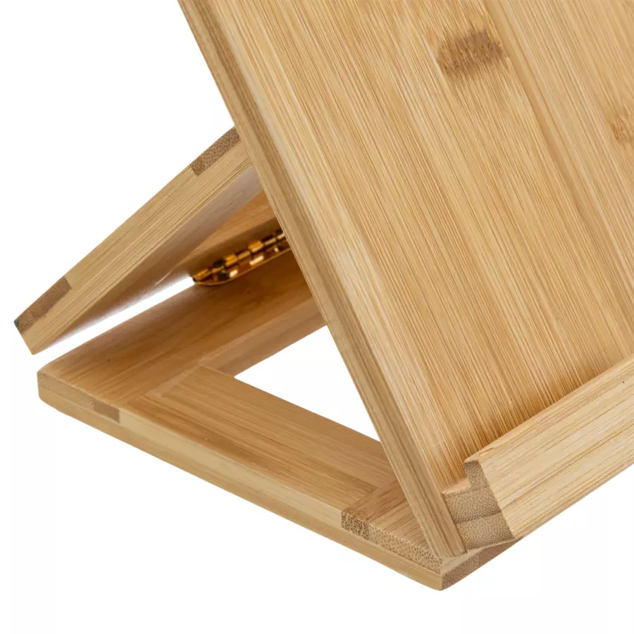 Halter für Tablet Holz Beige