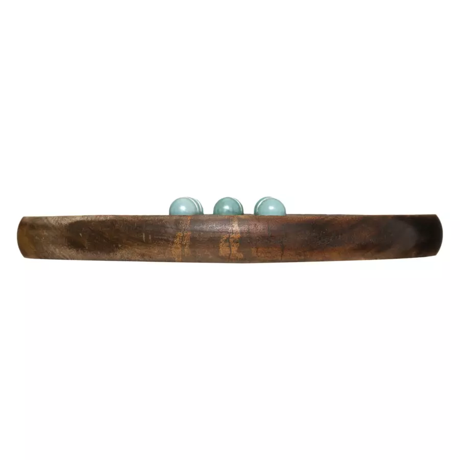 Solitär Mangoholz Braun 4
