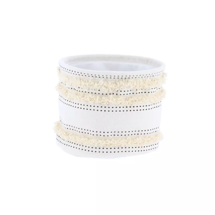 Juego de 3 cestas Franges Beige 4