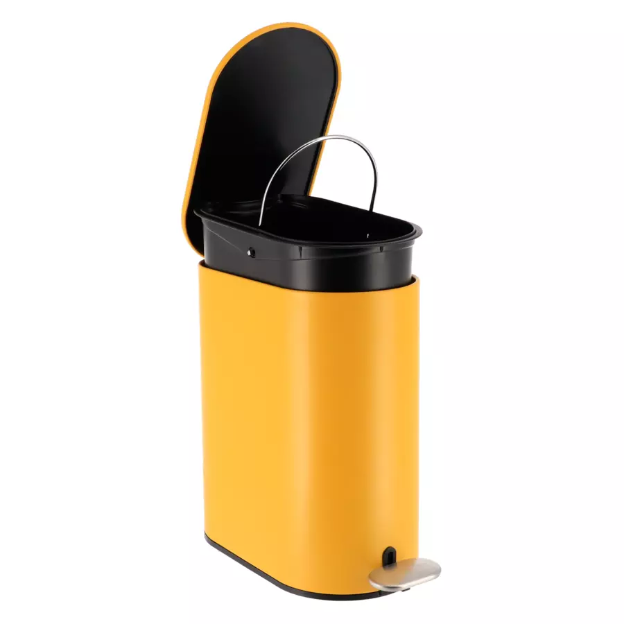 Cubo de pedal con freno de caida Black Line Ocre 4