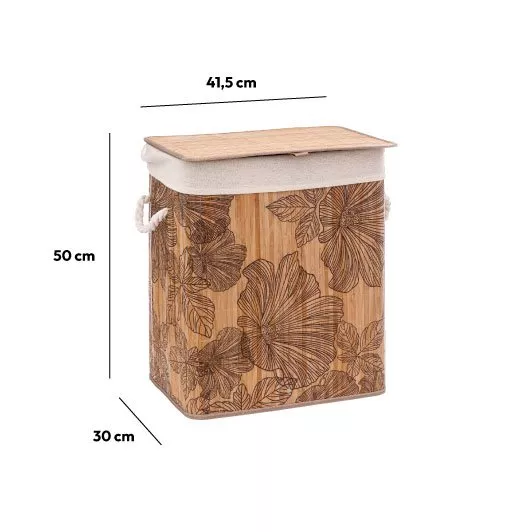 Cesta para Ropa Blackflora Madera 6