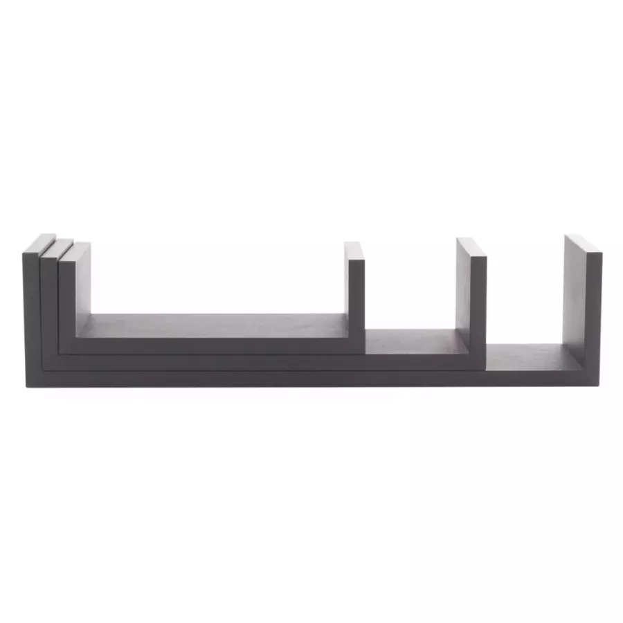 Set di 3 mensole Bord Nero 5