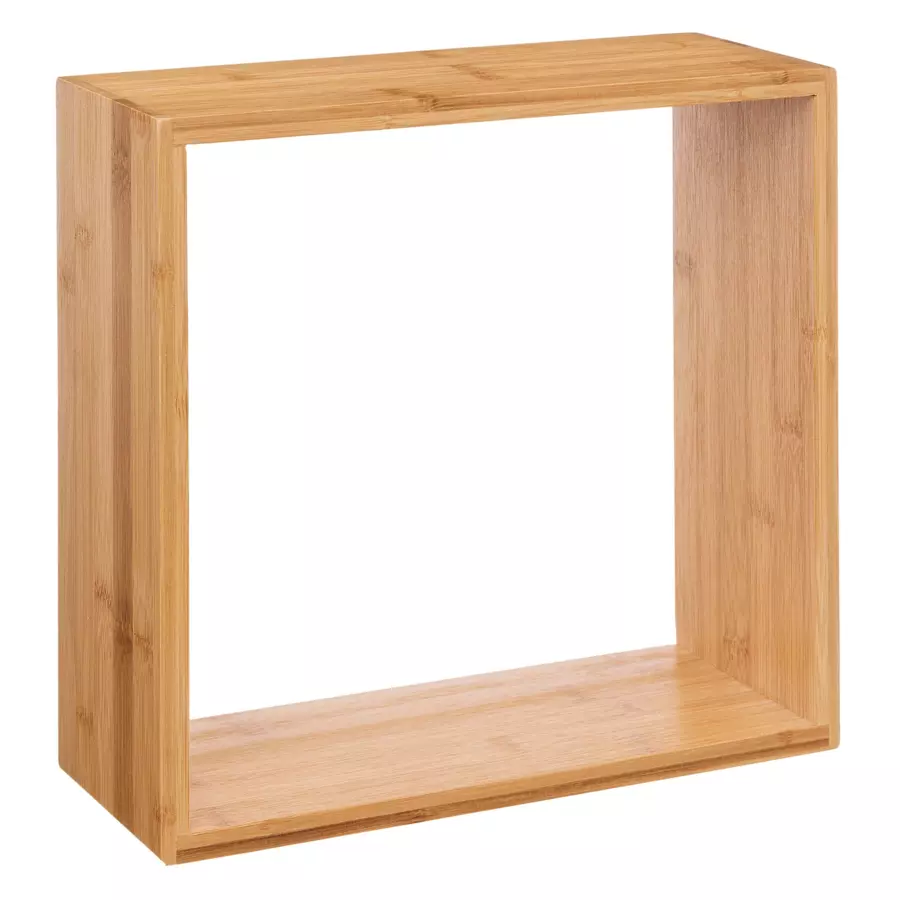 Lot de 3 étagères Cubes Fixy Bambou Naturel 5