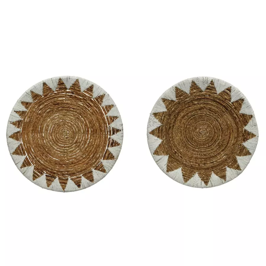 Set de 2 hojas de plátano naturales para decorar la pared 4