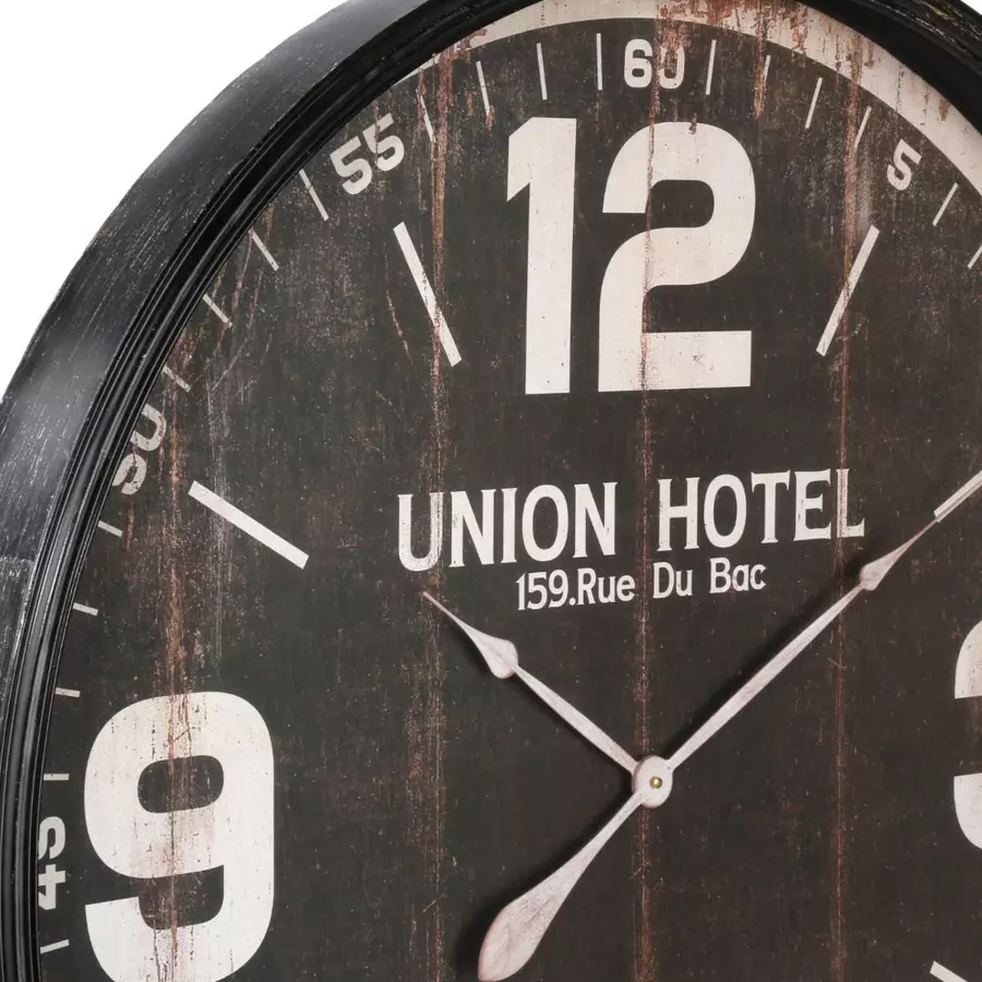 Reloj Hotel Negro 4