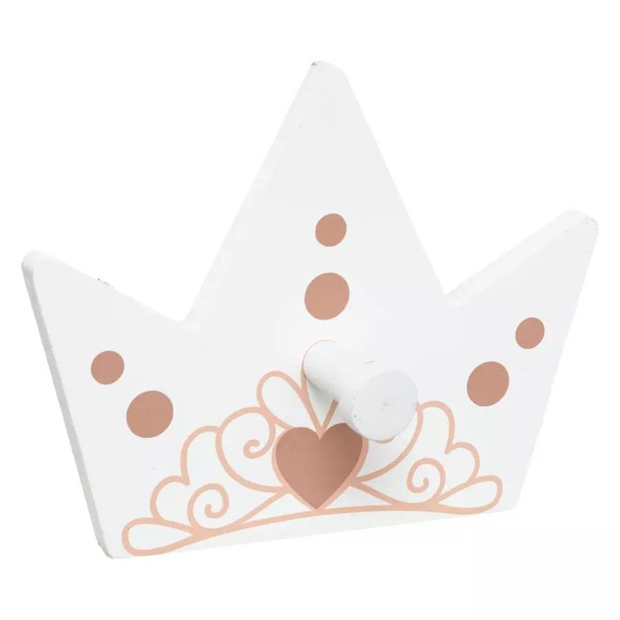 Set van 3 wandkapstokjes Princesse Roze 4