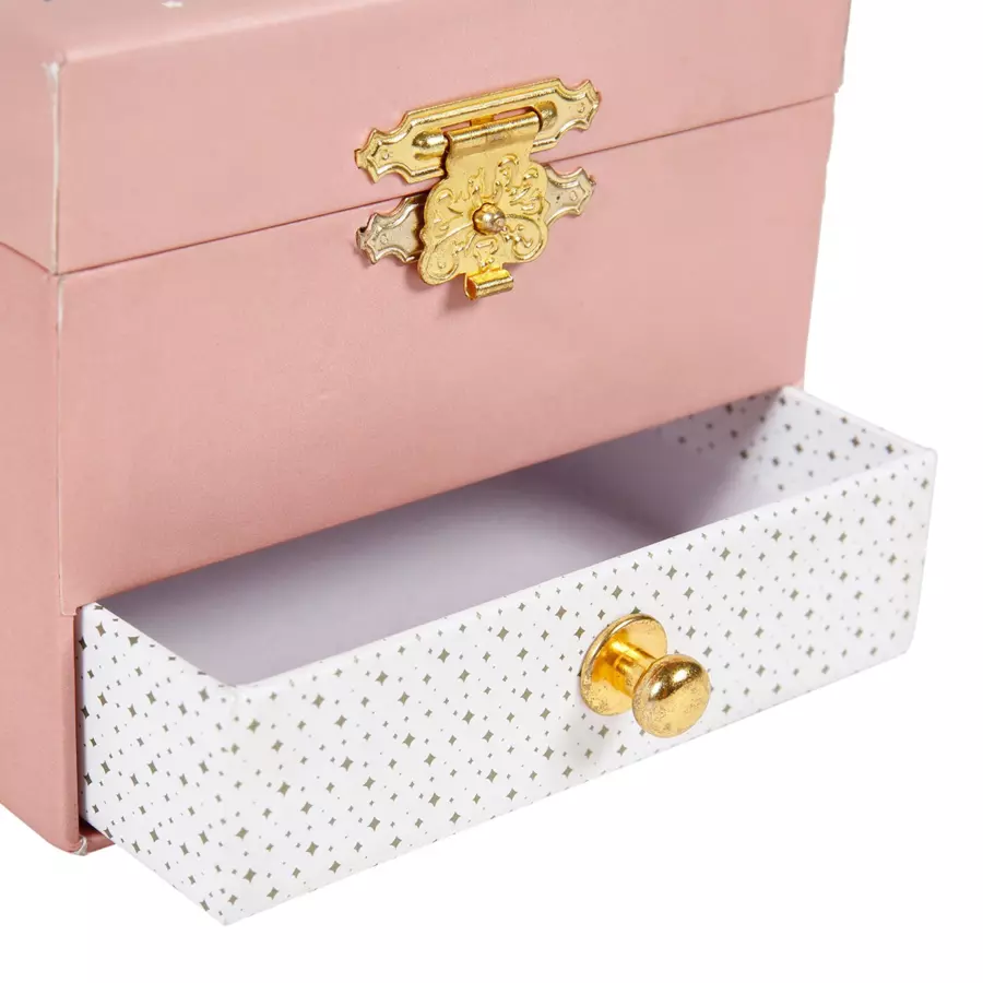 Boîte à bijoux Chat Rose 4
