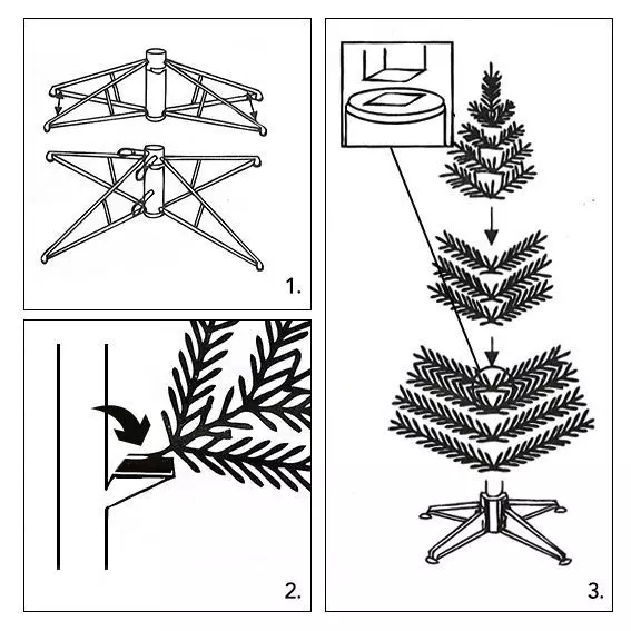 Sapin artificiel de Noël Royal H150 cm Vert sapin 4