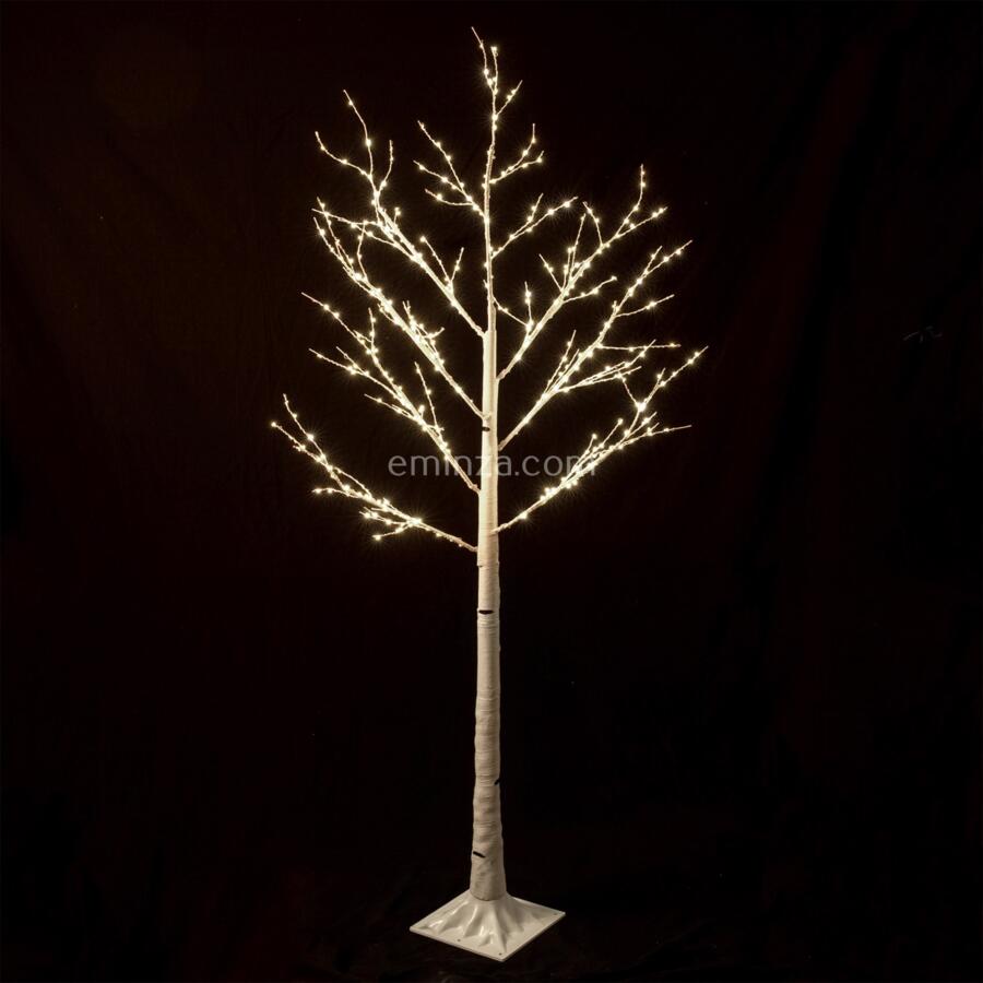 Betulla luminosa Lucidum Alt. 150 cm Bianco caldo 5