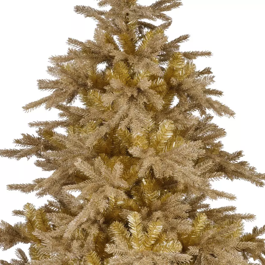 Árbol artificial de Navidad Tiffany Alto 180 cm Oro