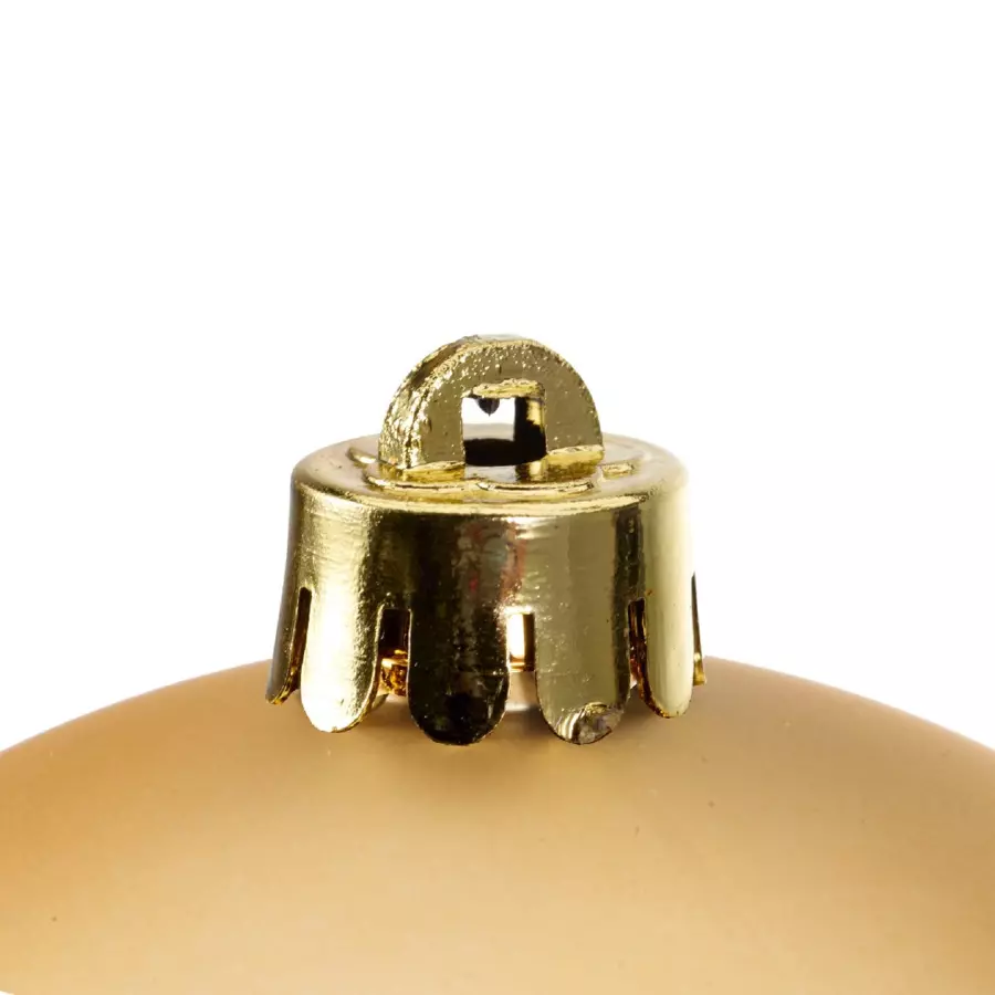 Lote de 4 bolas de Navidad (D100 mm) Alpine Oro 5
