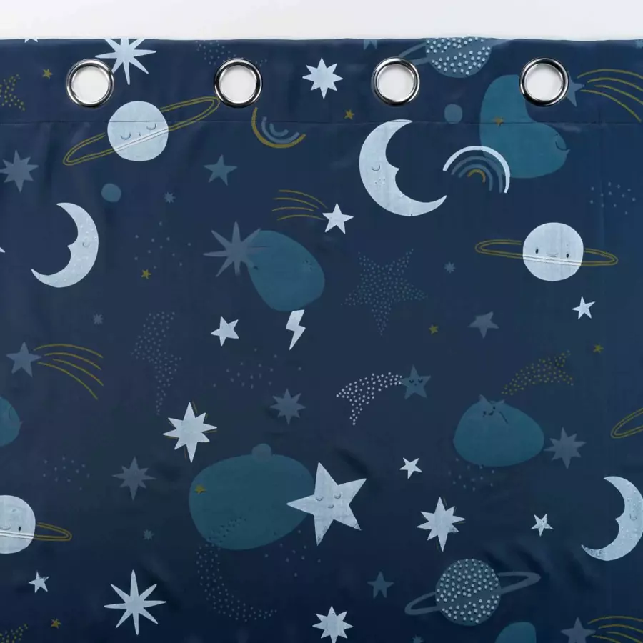 Cortina opaca (140 x 260 cm) Moonlight Azul 5