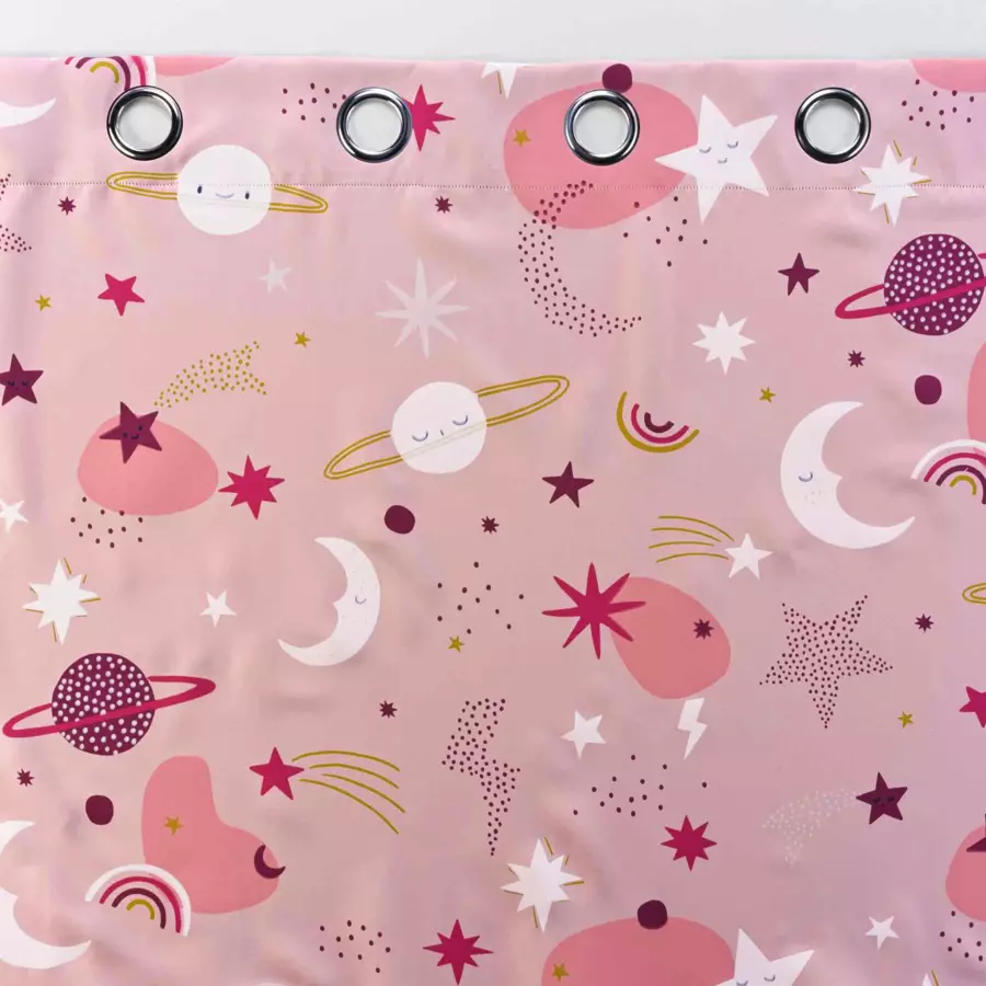 Cortina opaca (140 x 260 cm) Moonlight Rosa 5