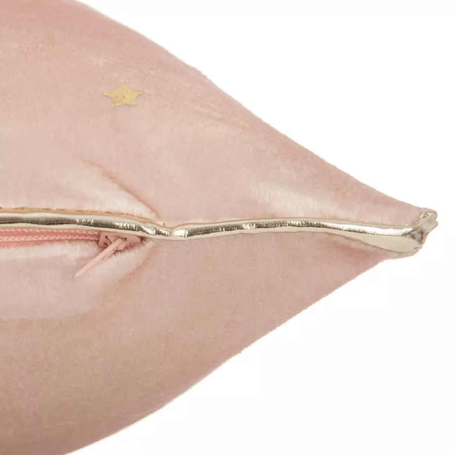 Cojín "Fais de beaux rêves" (en francés) Rosa 4