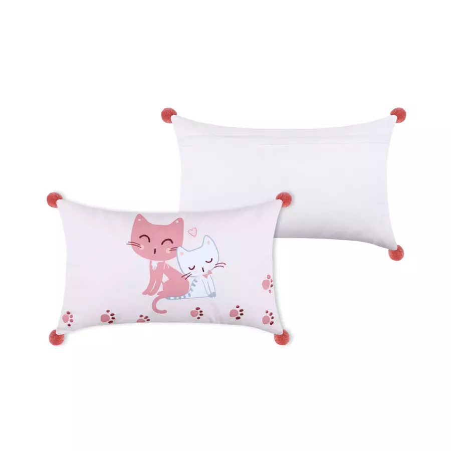 Cojín rectangular niño (50 cm) Zoeline Rosa 4